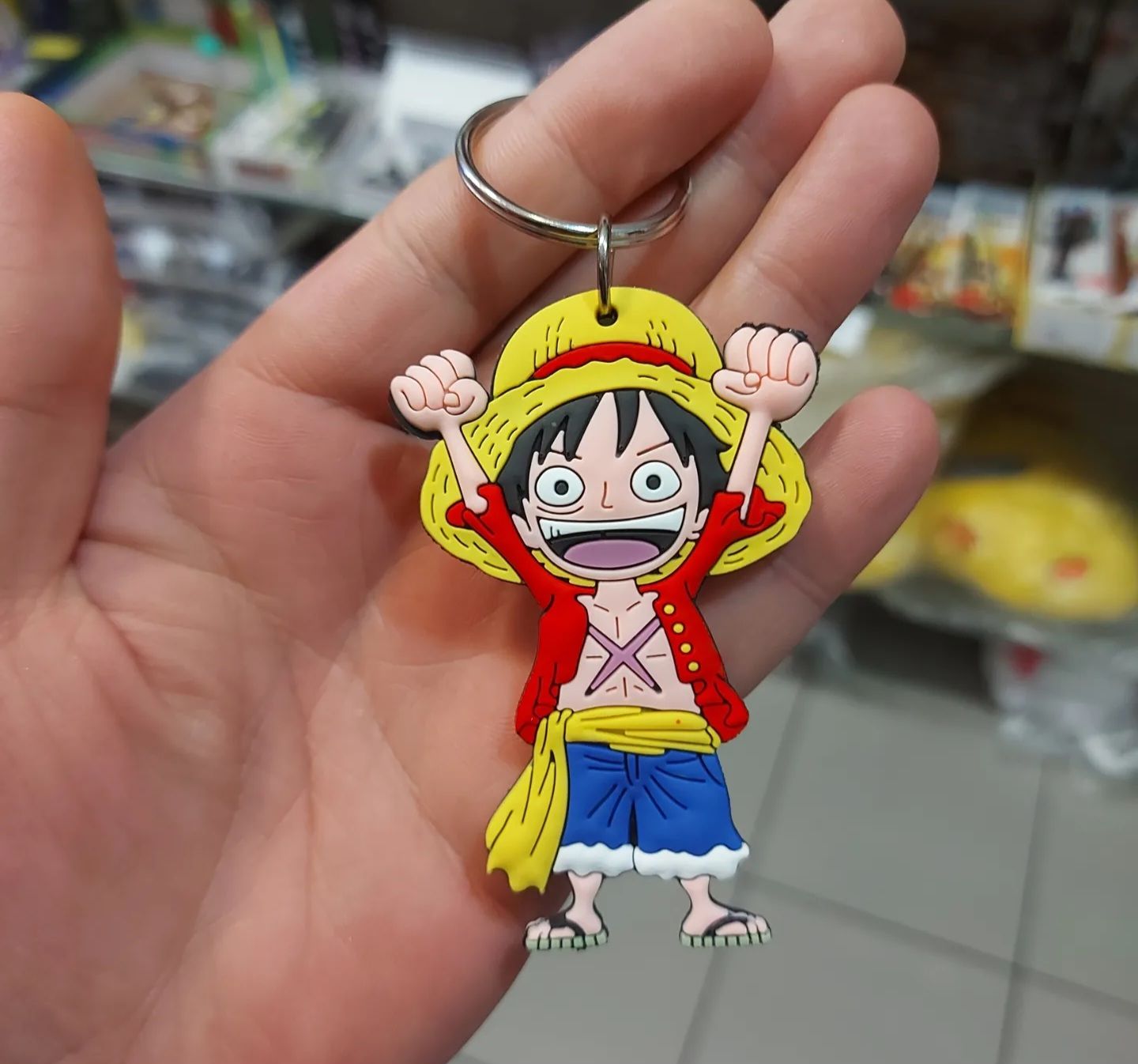 One Piece Slikon Anahtarlık
