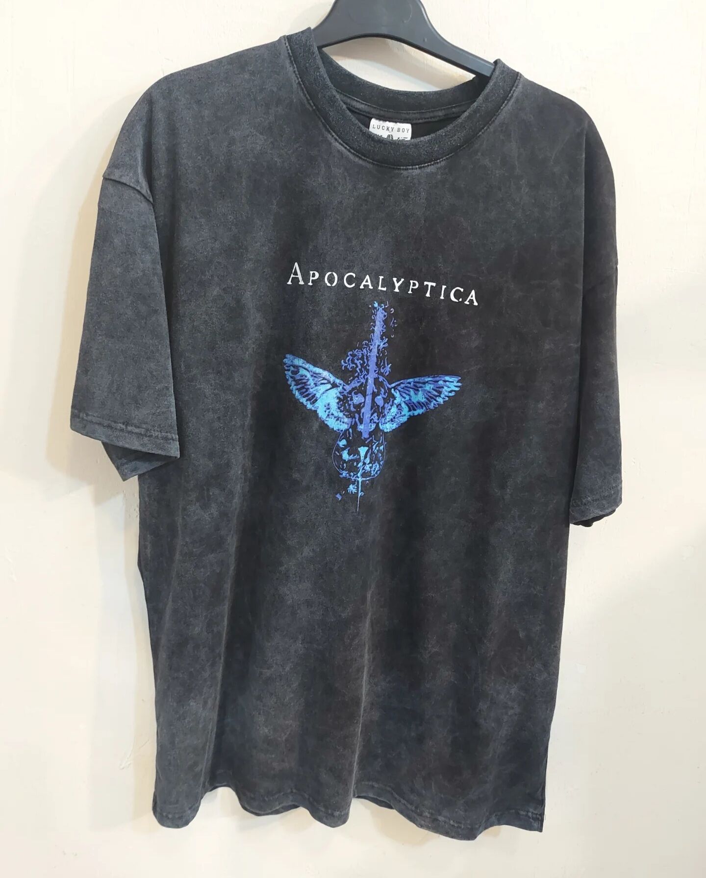 Apocalyptica Oversize Yıkamalı Kumaş Tshirt