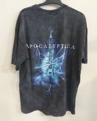Apocalyptica Oversize Yıkamalı Kumaş Tshirt