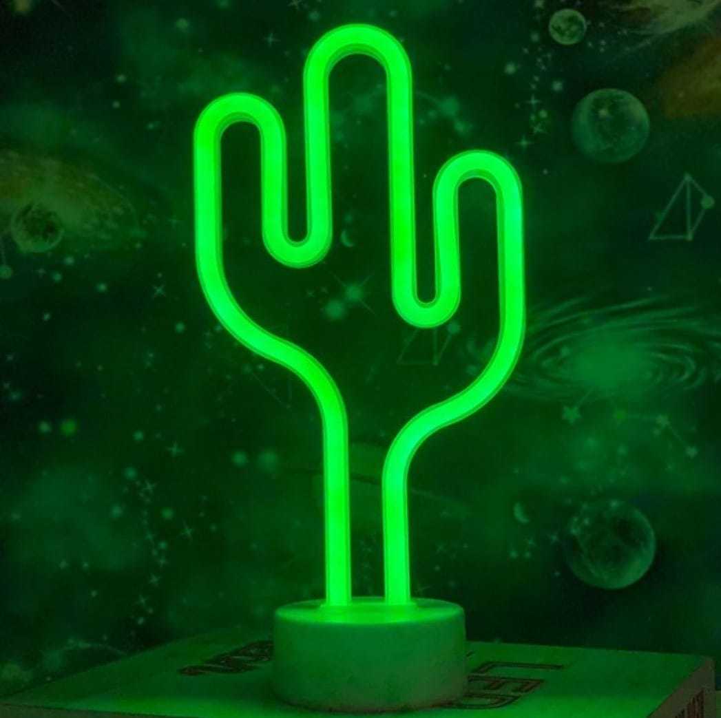 Kaktüs neon ışık