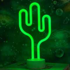 Kaktüs neon ışık