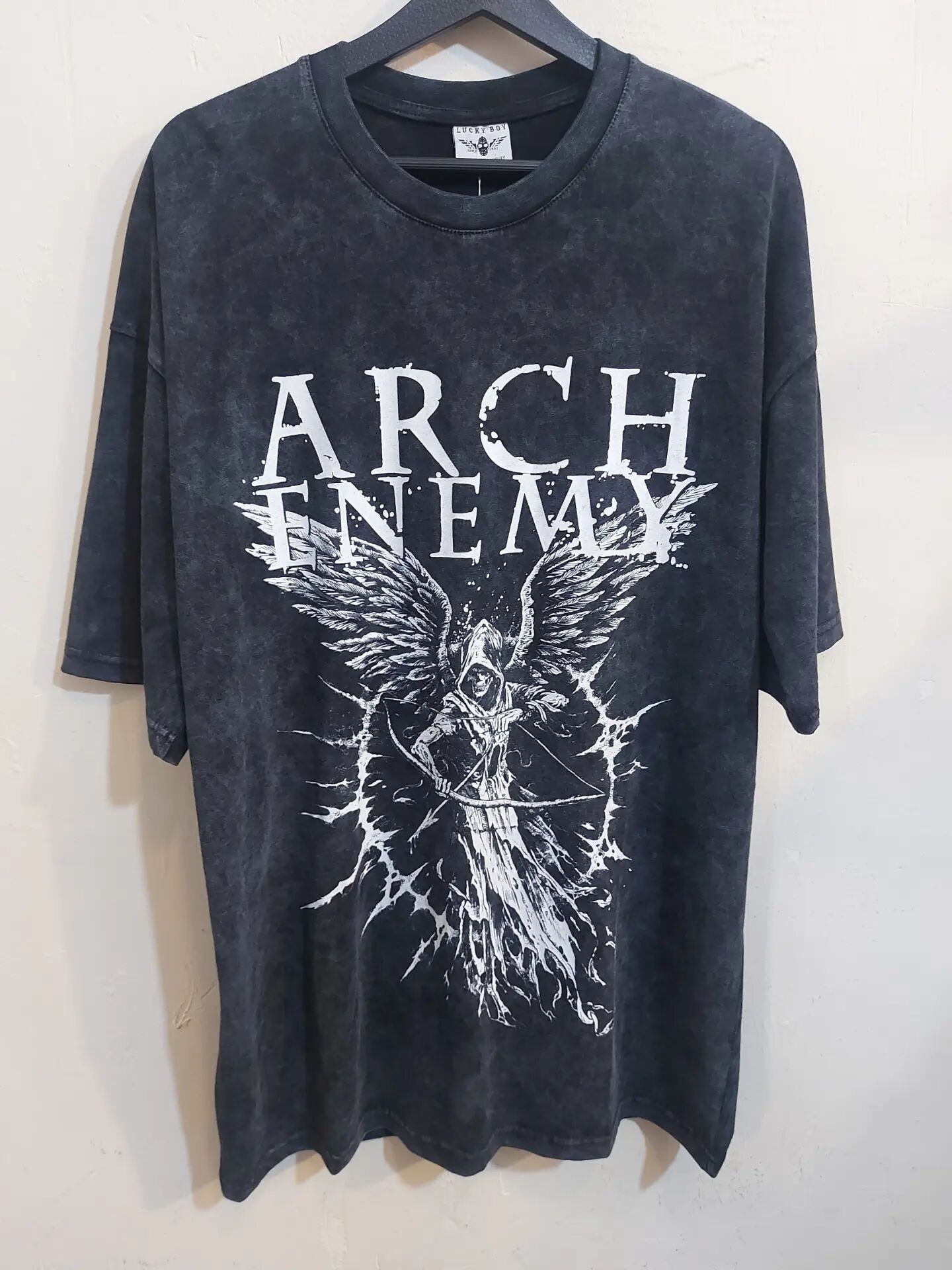 Arch Enemy Oversize Yıkamalı Kumaş Tshirt