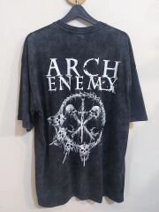 Arch Enemy Oversize Yıkamalı Kumaş Tshirt