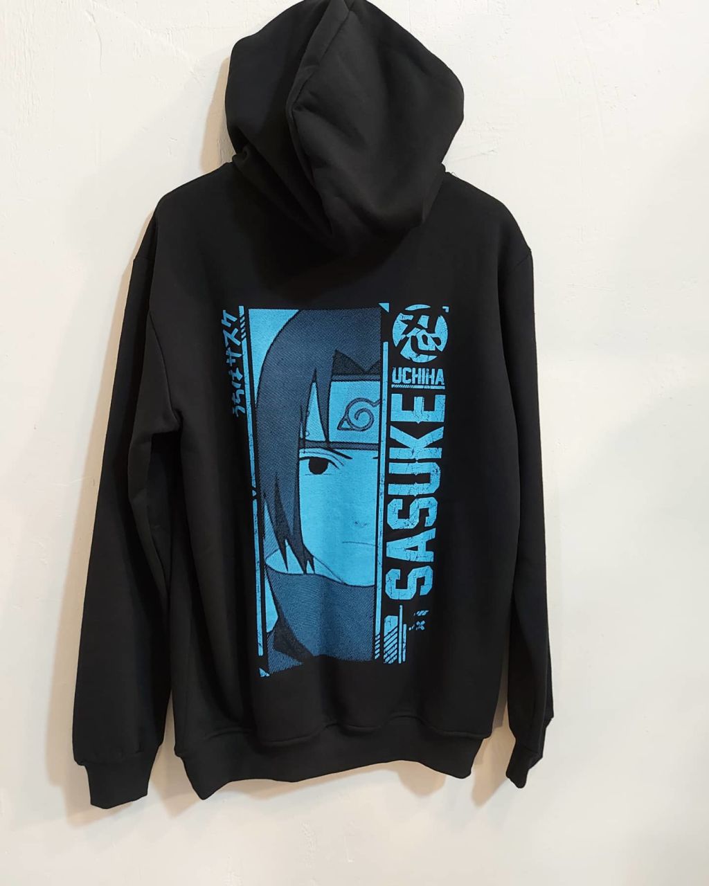 Anime Sasuke 3 iplik Sweatshirt
