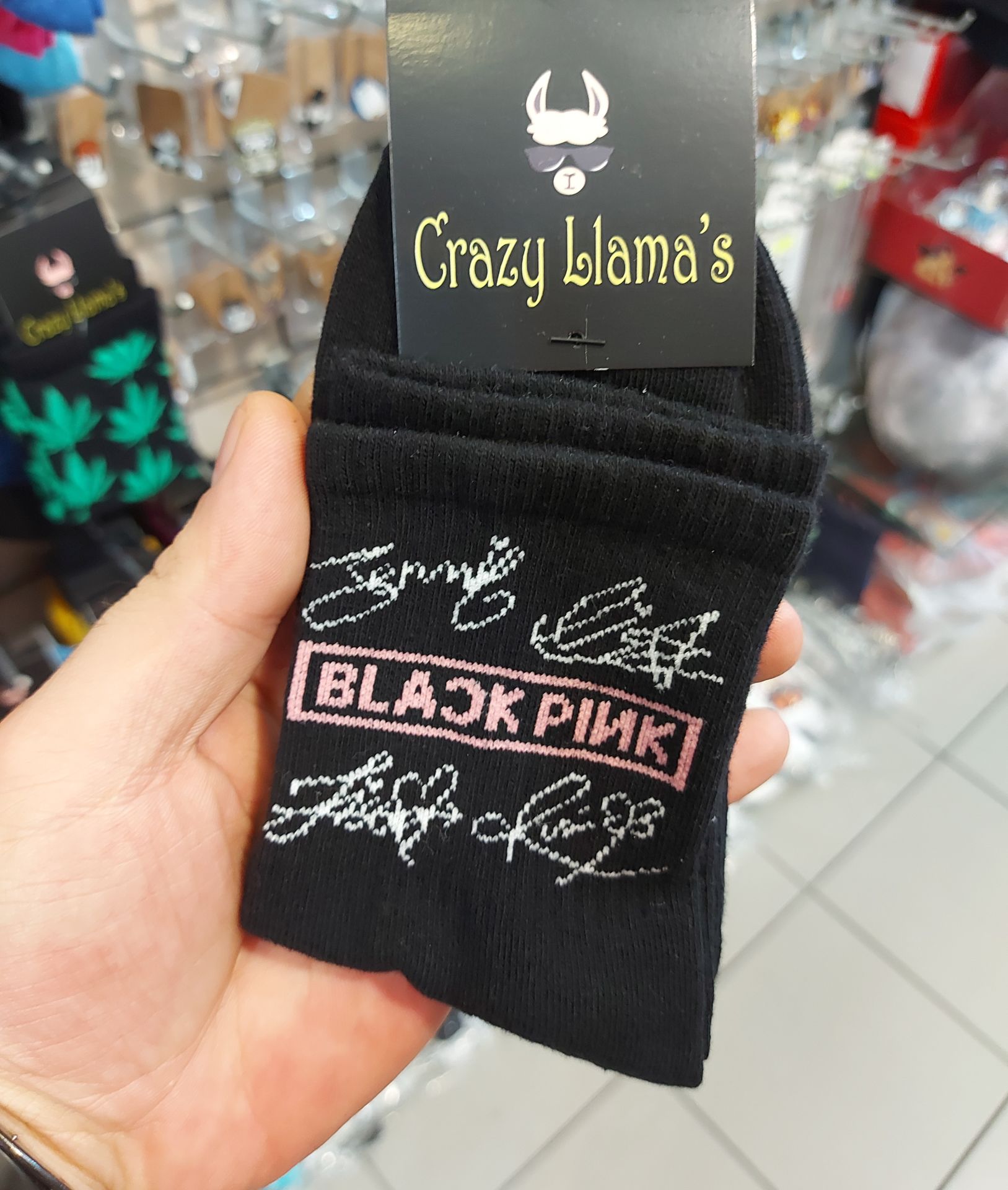 Black Pink Siyah Çorap