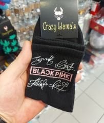 Black Pink Siyah Çorap