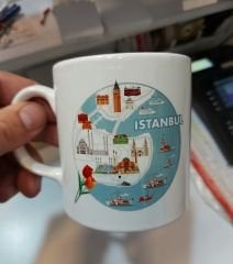İstanbul Temalı bardak 1