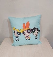 Power Puff Girls Tasarım Yastık