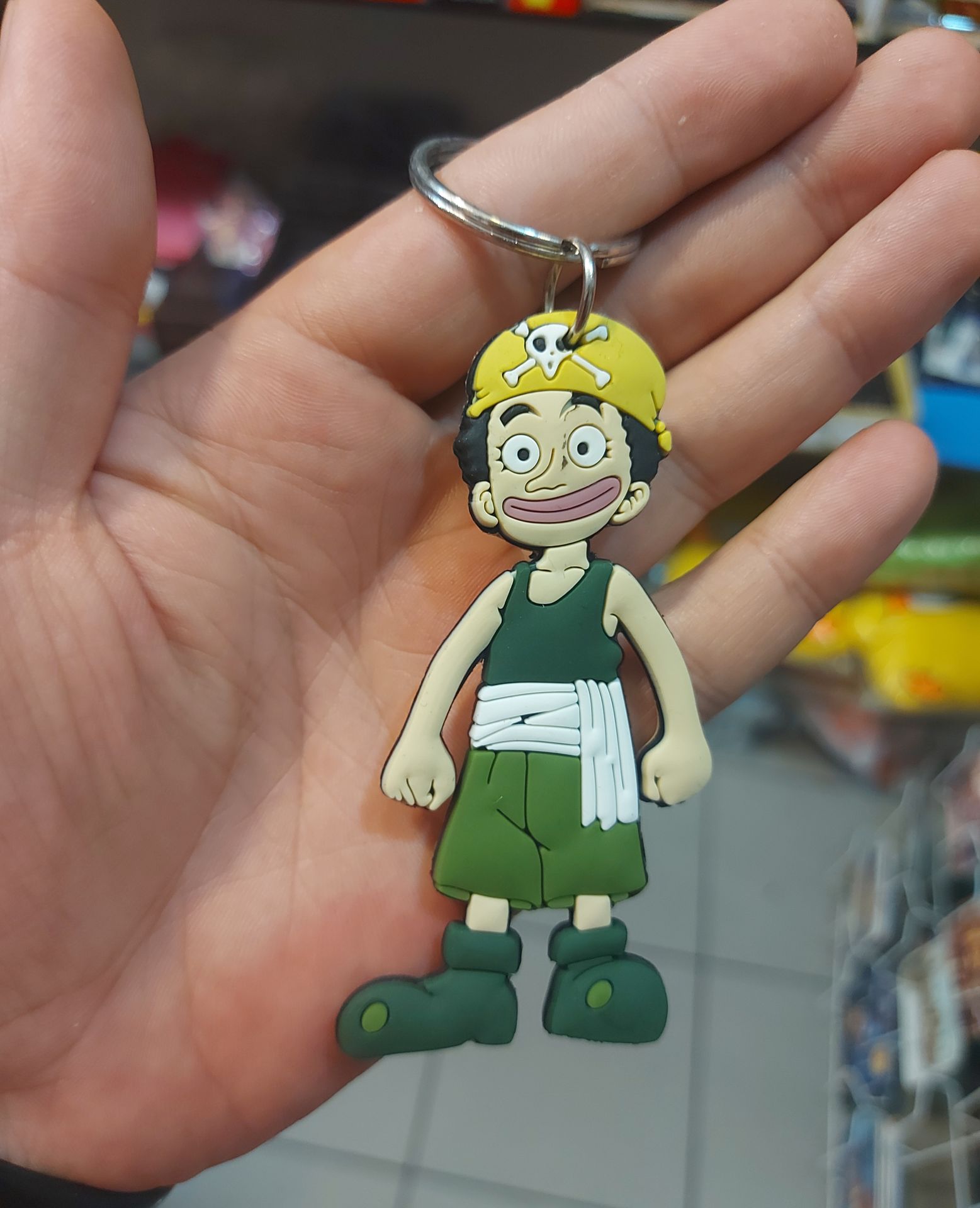 One Piece Usopp Slikon Anahtarlık