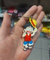 One Piece Luffy Slikon Anahtarlık