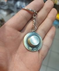 One Piece Ace Metal Anahtarlık
