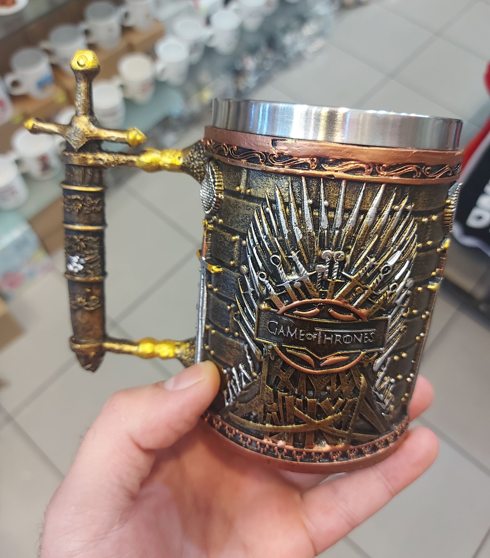 Game Of Thrones Model İçi Çelik Bardak