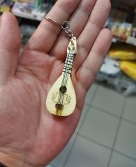 Ahşap Ud Anahtarlık