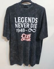 Ozzy Ozbourne Oversize Yıkamalı Kumaş Tshirt