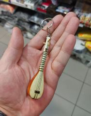 Ahşap Saz-Bağlama Anahtarlık