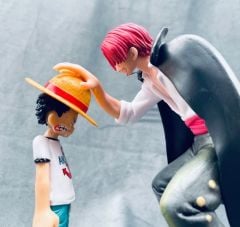 One Piece Luffy & Shanks Figür