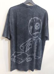 Yıkamalı Kumaş Oversize Korn Tshirt