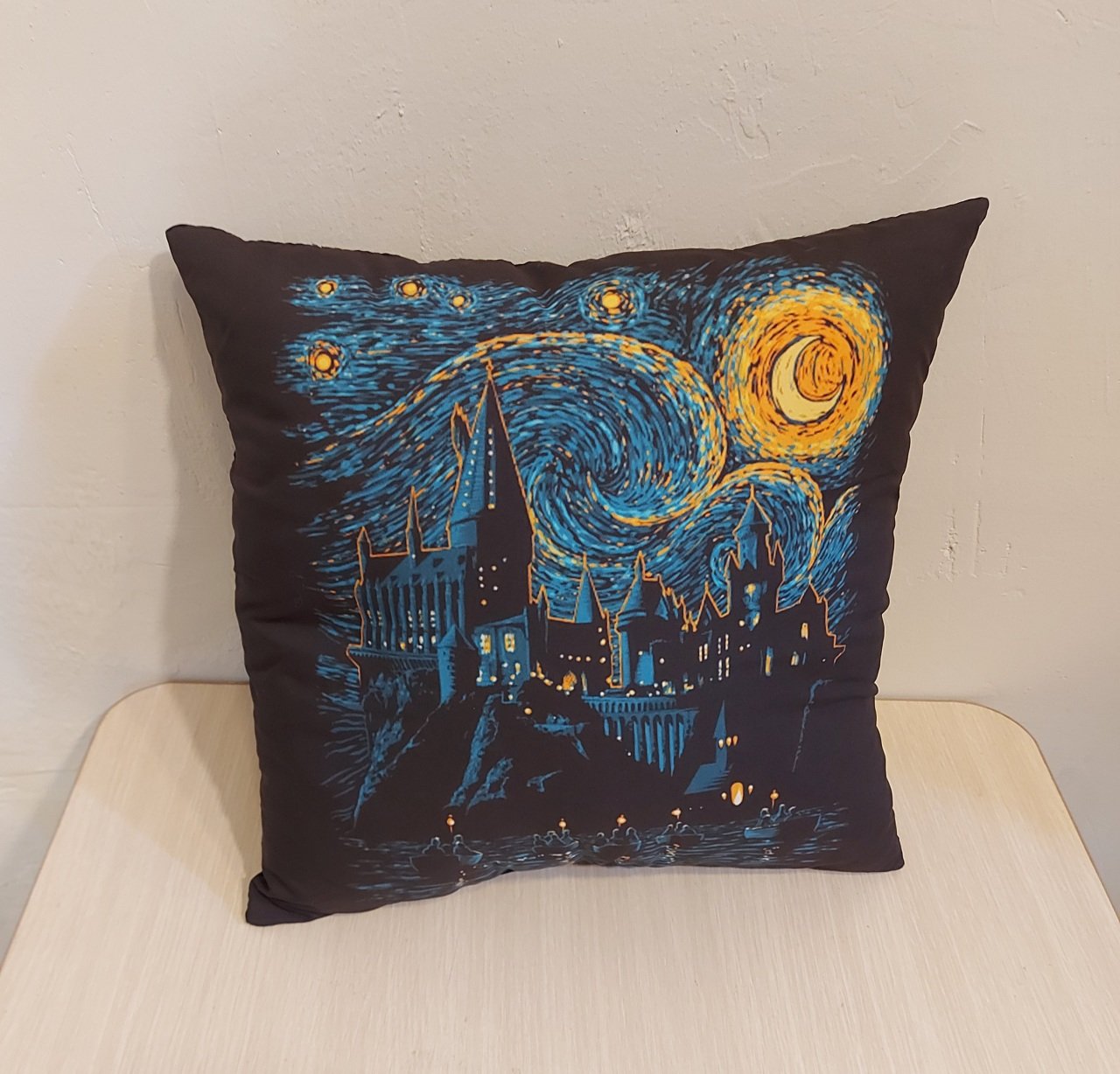 Yıldızlı Geceler Hogwarts Yastık