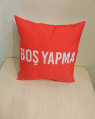 Kırmızı Boş Yapma Yastık