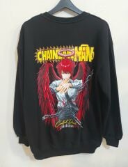 Chainsaw Man 3 iplik Sweatshirt