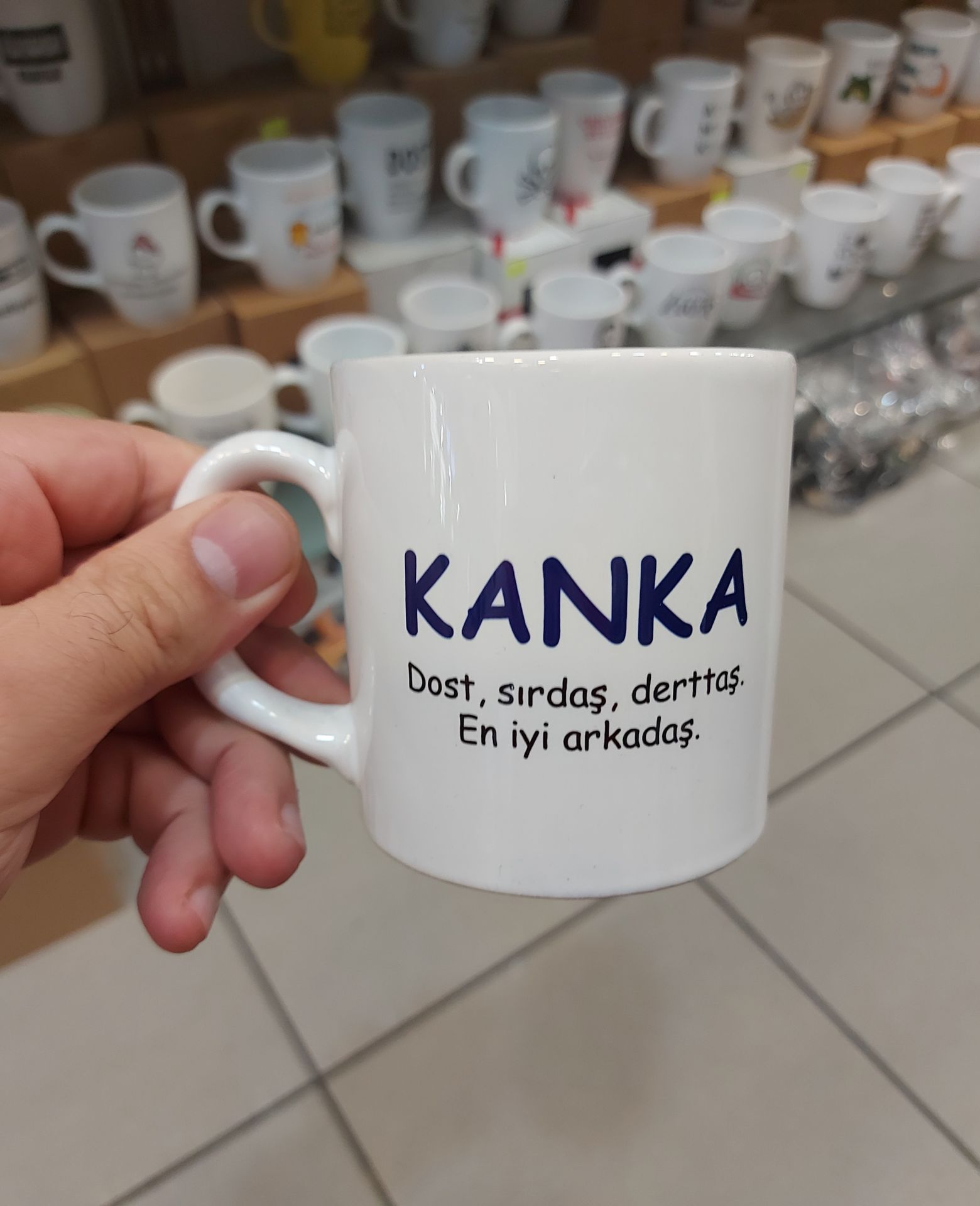 Kanka Baskılı Kupa