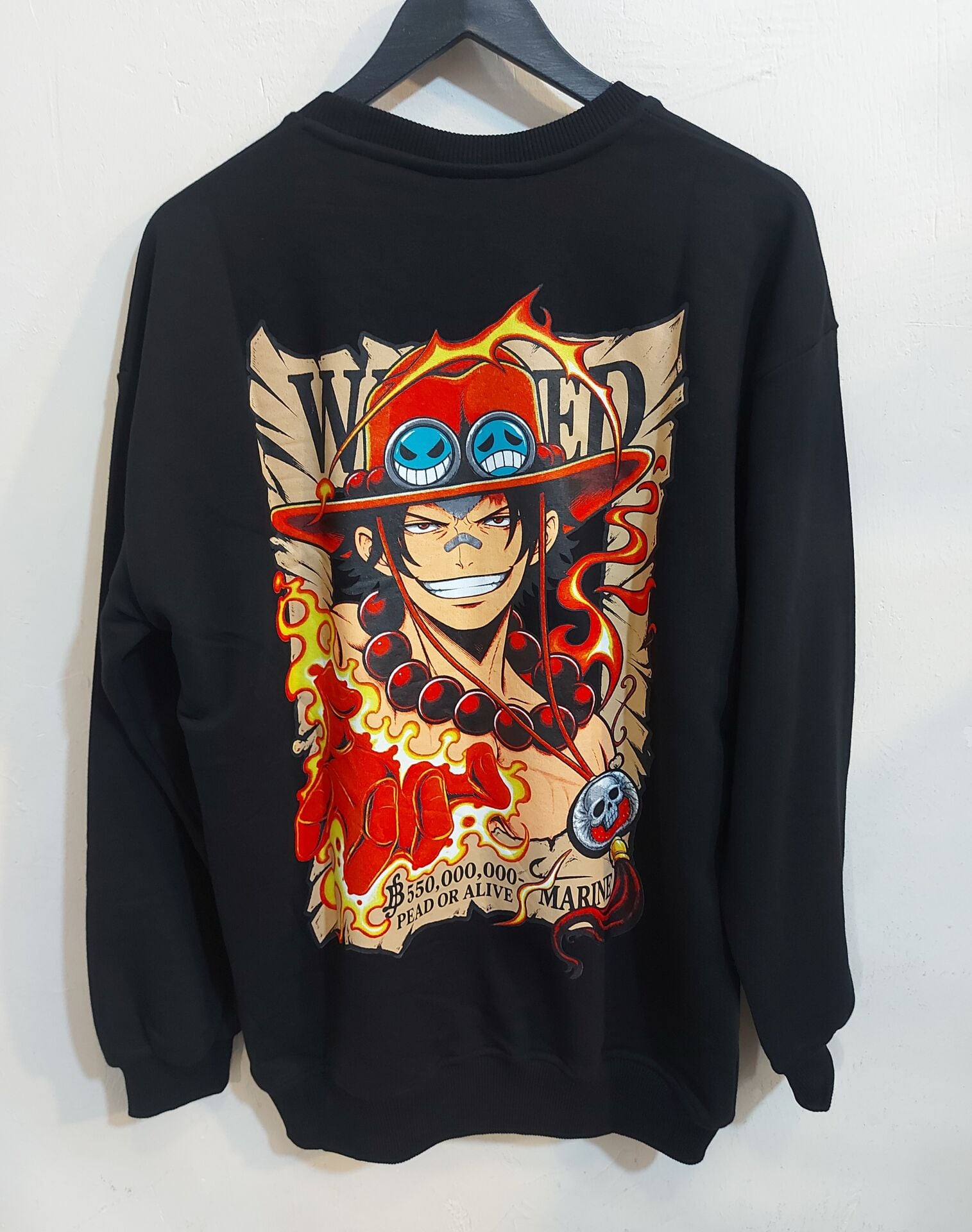 One Piece Ace 3 İplik Sweatshirt