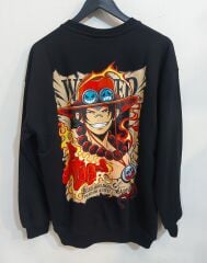 One Piece Ace 3 İplik Sweatshirt