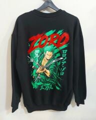 One Piece Zoro 3 İplik Sweatshirt
