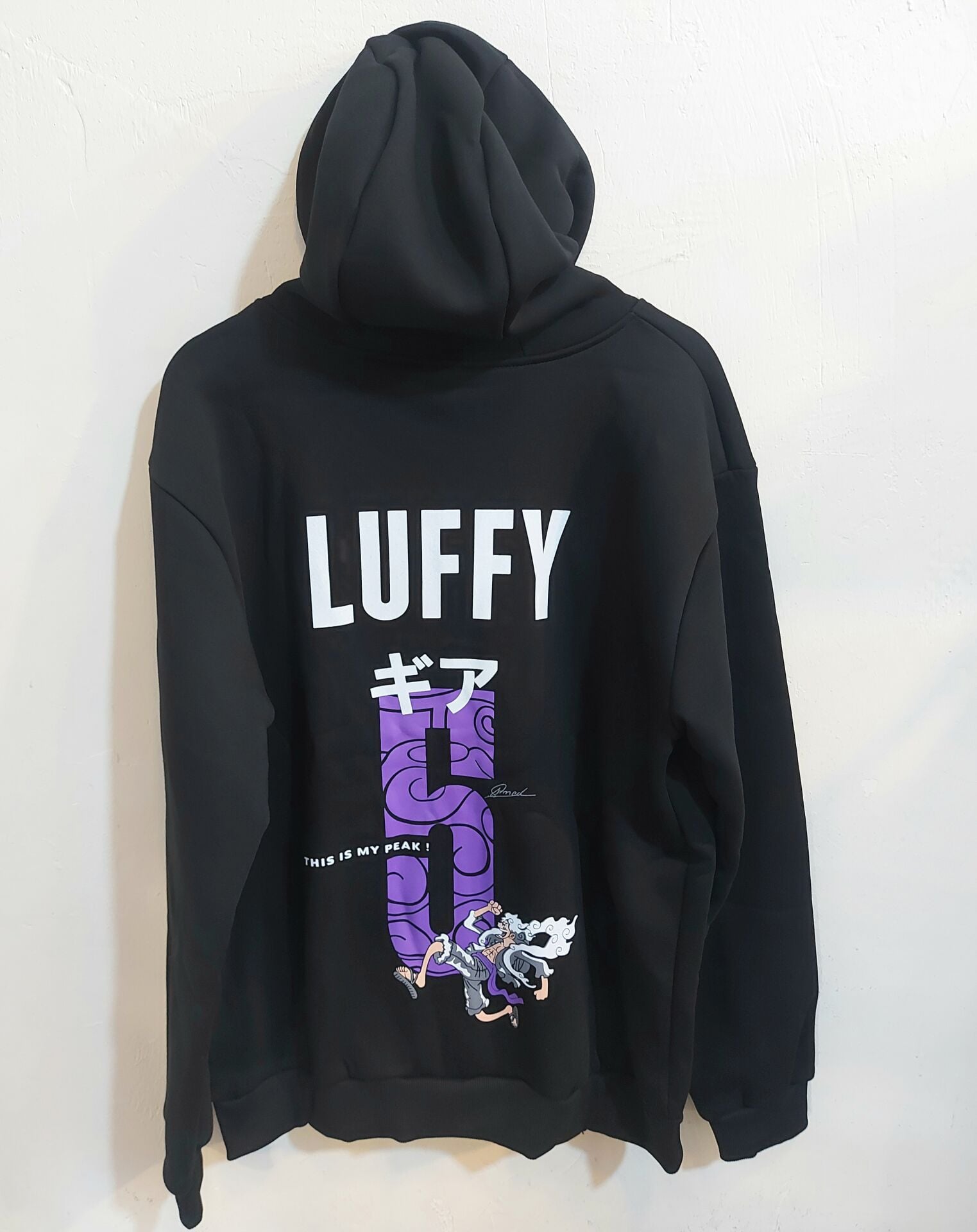 One Piece Gear 5 3 İplik Şardonlu Fermuarlı Sweatshirt