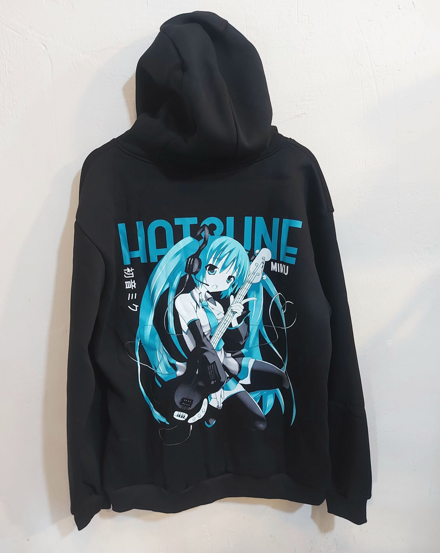Hatsune Miku 3 iplik Şardonlu Fermuarlı Sweatshirt