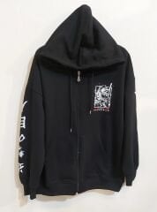Levi Ackerman Sweatshirt- 2 iplik Fermuarlı Kapüşonlu