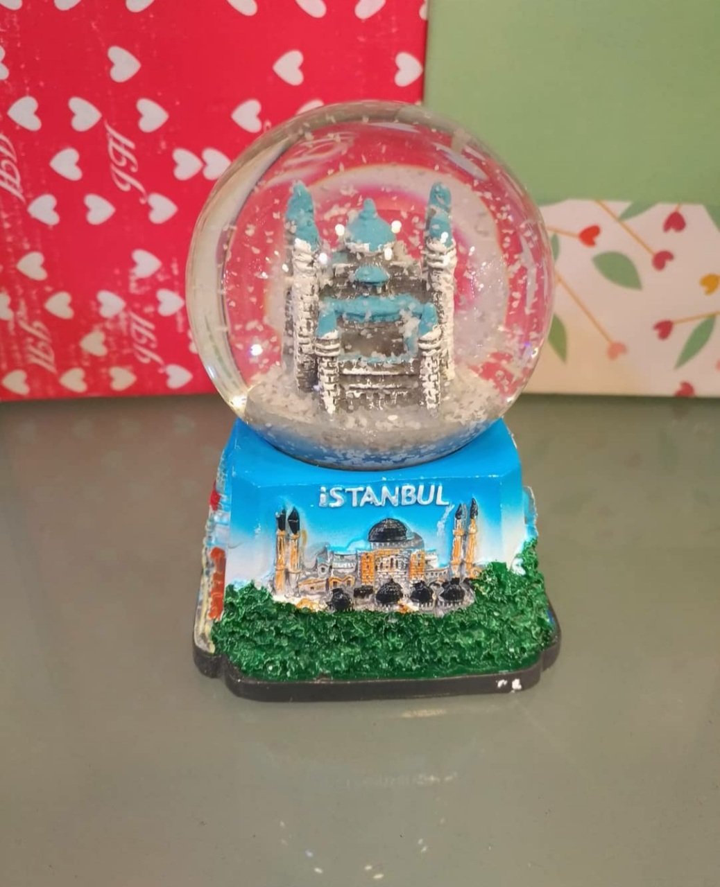İstanbul Sultanahmet Temalı Orta Boy Kar Küresi