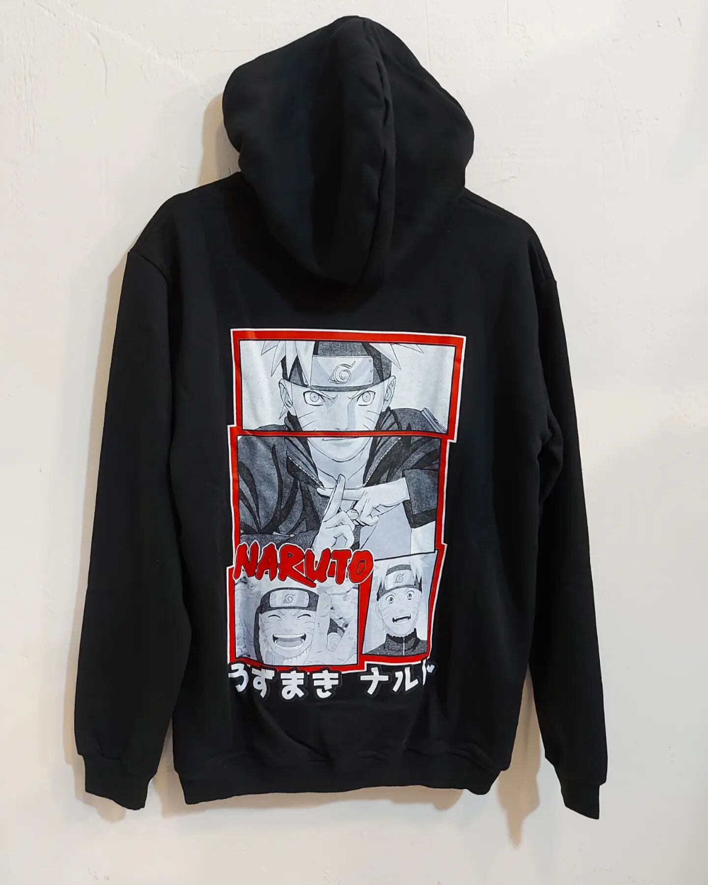 3 iplik Kapüşonlu Naruto Sweatshirt