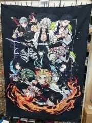 Demon Slayer Duvar Halısı