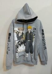 Tokyo Revengers 3 İplik Kapüşonlu Sweatshirt