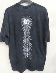 Necrophagist Oversize Yıkamalı Kumaş Tshirt