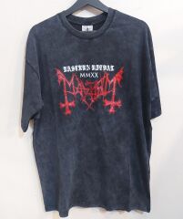 Mayhem Oversize Yıkamalı Kumaş Tshirt