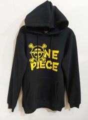 One Piece 3 İplik Kapüşonlu Sweatshirt