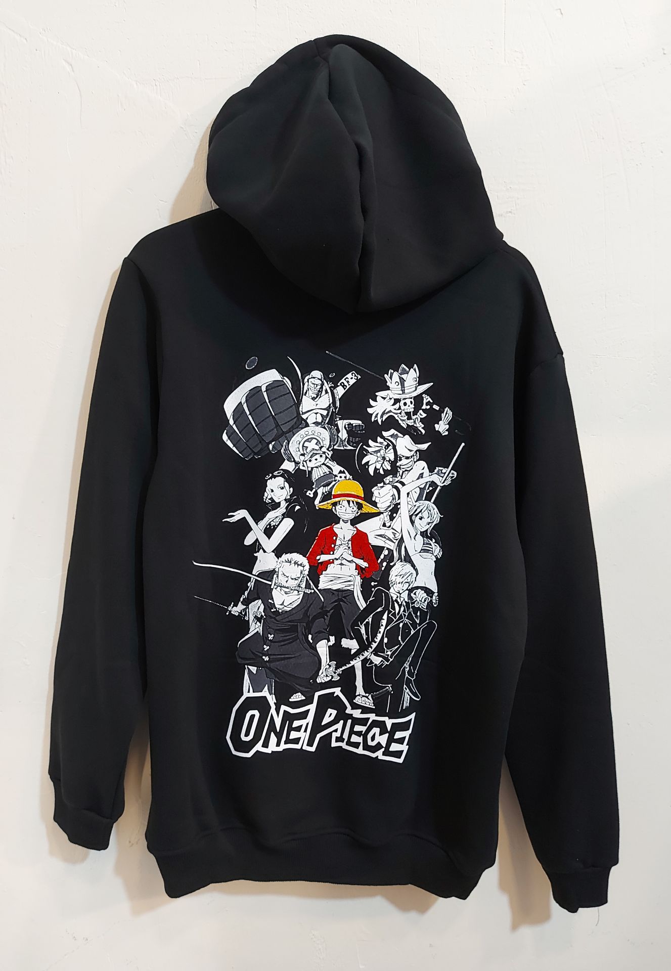One Piece 3 İplik Kapüşonlu Sweatshirt