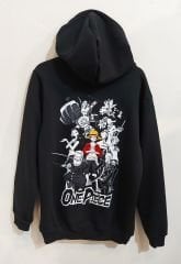 One Piece 3 İplik Kapüşonlu Sweatshirt
