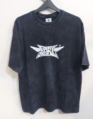 Baby Metal Oversize Yıkamalı Kumaş Tshirt