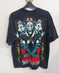 Baby Metal Oversize Yıkamalı Kumaş Tshirt