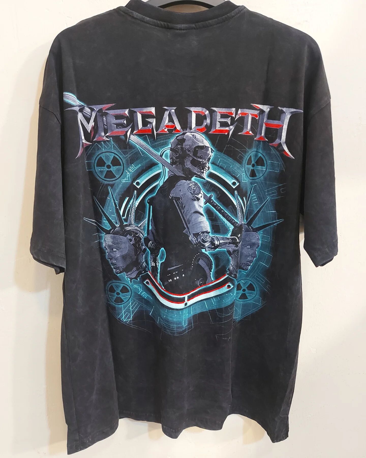 Megadeth Oversize Yıkamalı Kumaş Tshirt