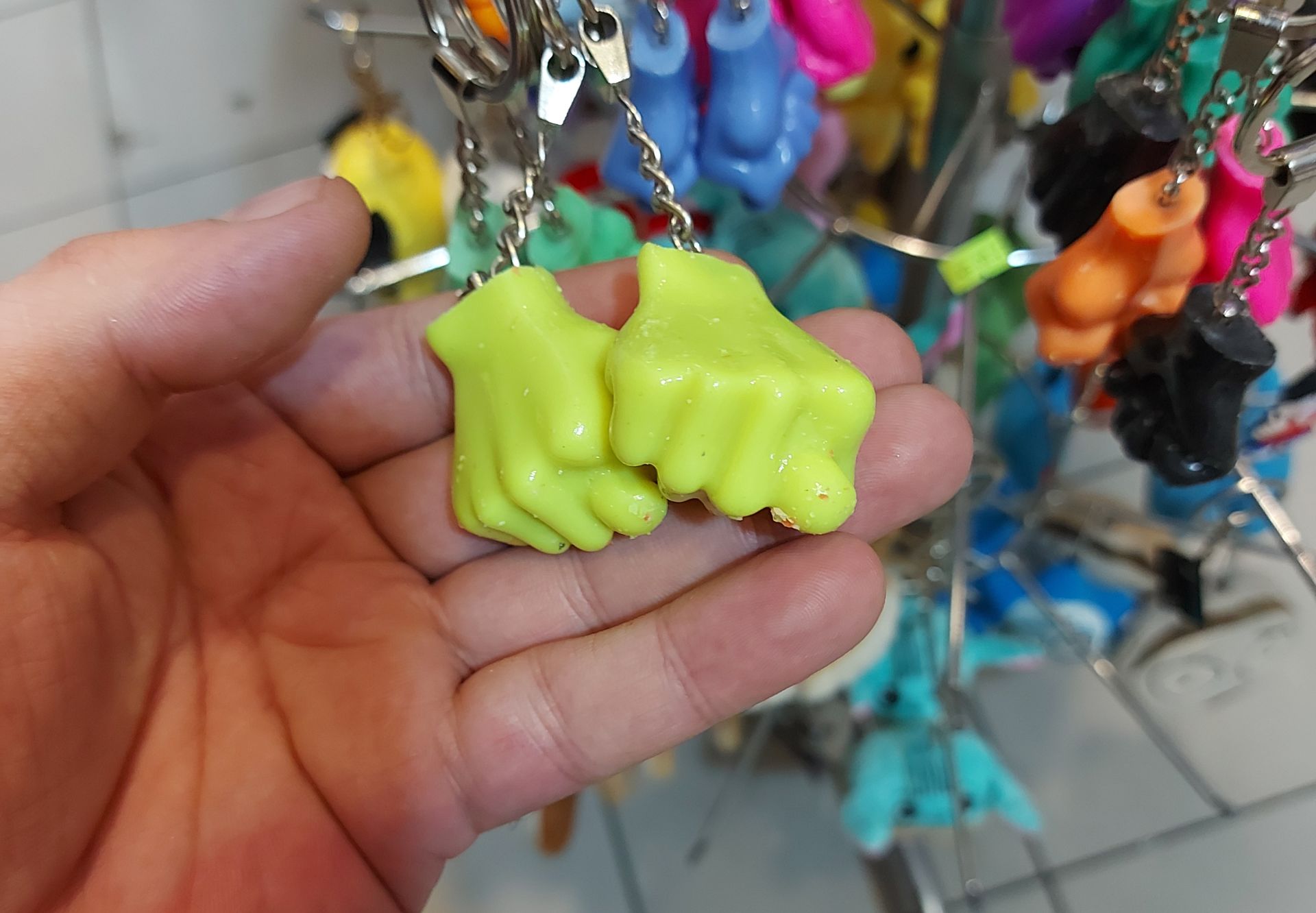 Nah Anahtarlık Neon Sarı