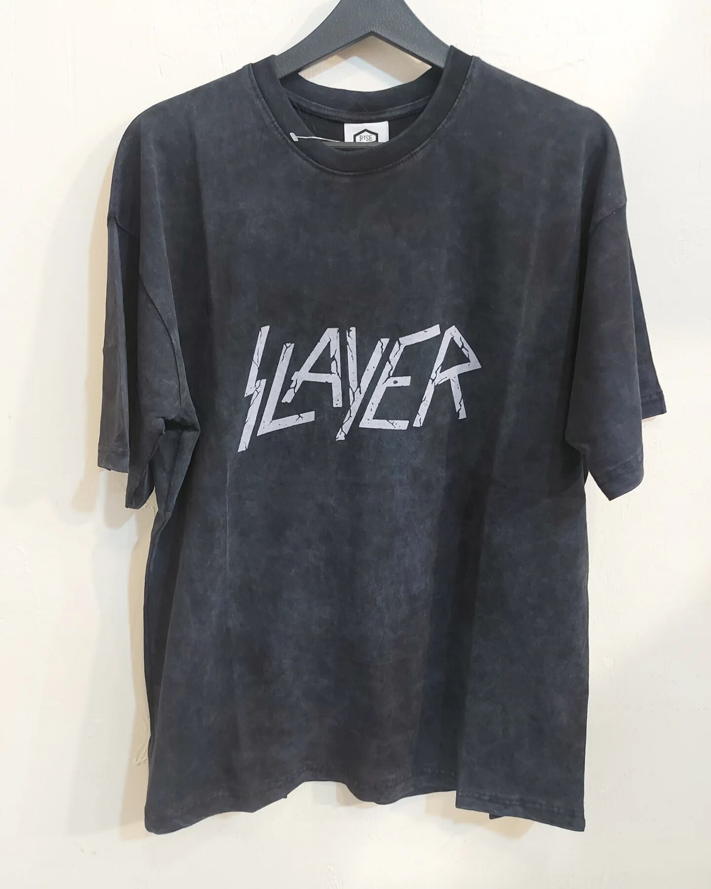 Slayer Oversize Yıkamalı Kumaş Tshirt