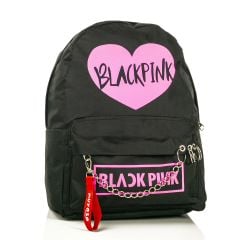 Black Pink Kalpli Desen Çanta