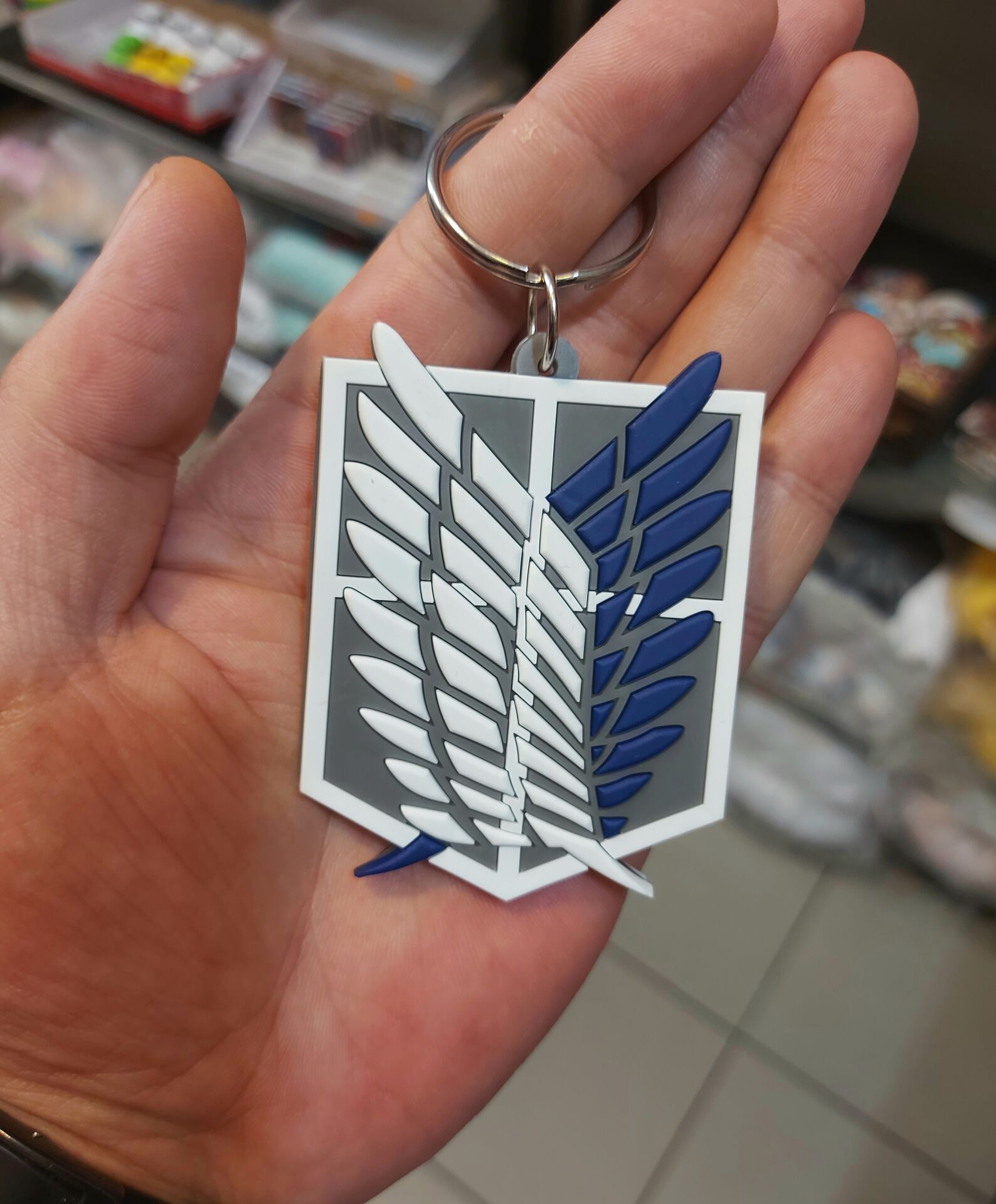 Attack On Titan Slikon Anahtarlık