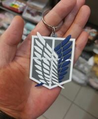 Attack On Titan Slikon Anahtarlık