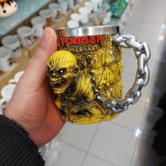 3D İron Maiden İçi Çelik Bardak