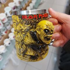 3D İron Maiden İçi Çelik Bardak